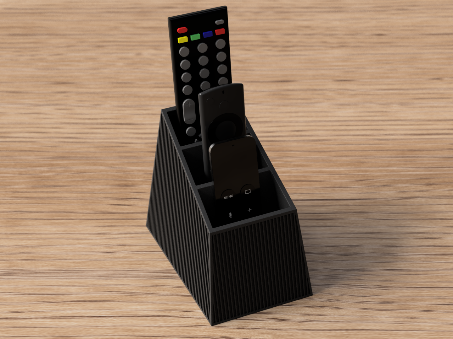 Japandi style houder voor afstandbedieningen remoteholder