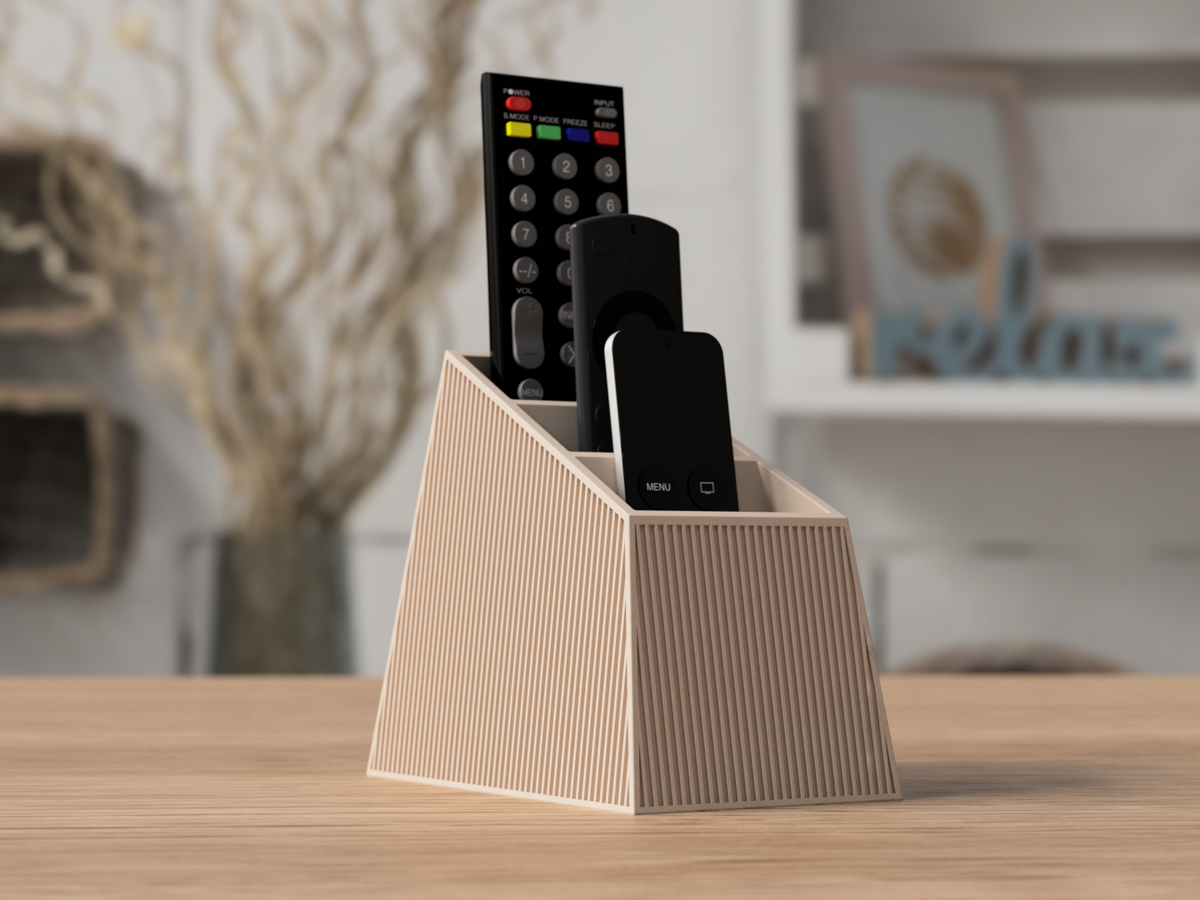 Japandi style houder voor afstandbedieningen remoteholder