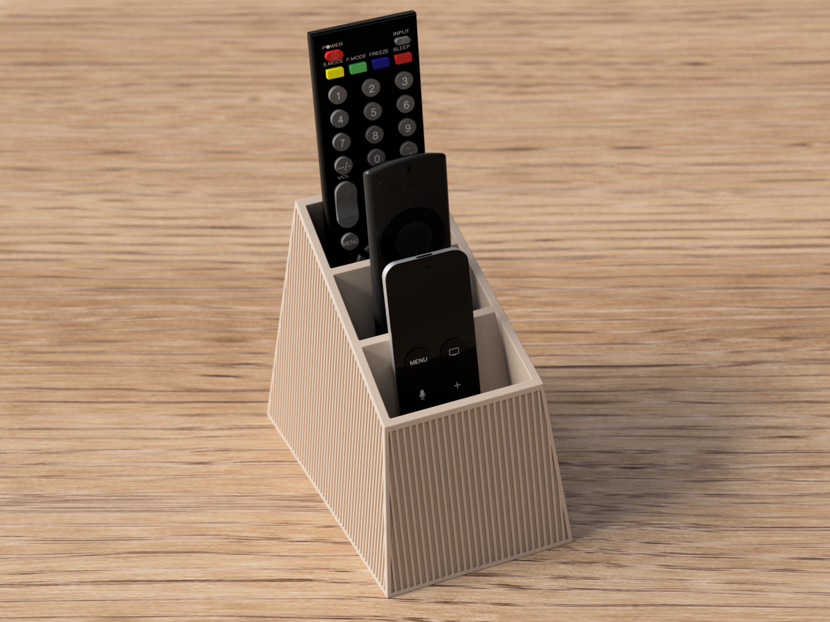 Japandi style houder voor afstandbedieningen remoteholder