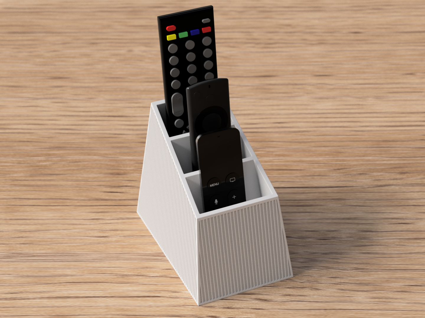 Japandi style houder voor afstandbedieningen remoteholder