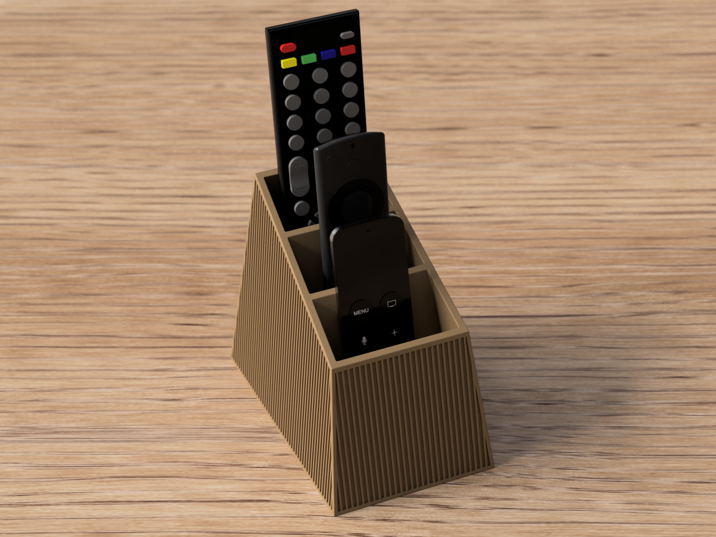 Japandi style houder voor afstandbedieningen remoteholder