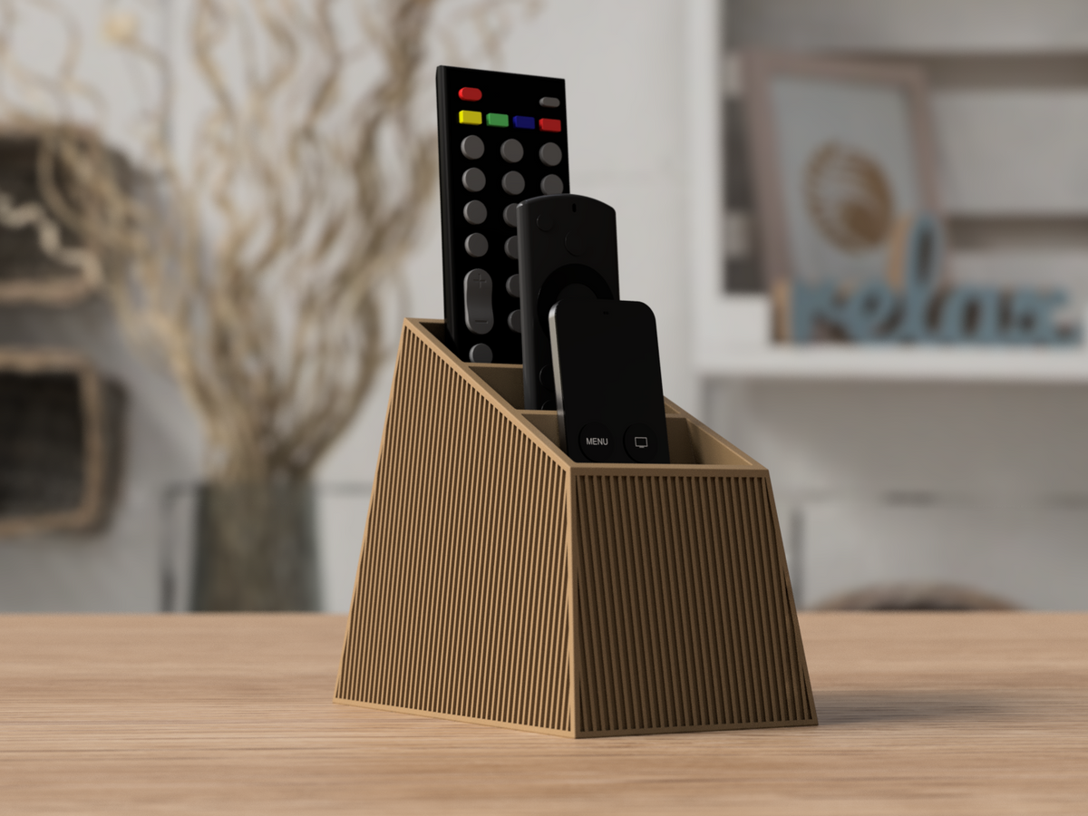 Japandi style houder voor afstandbedieningen remoteholder