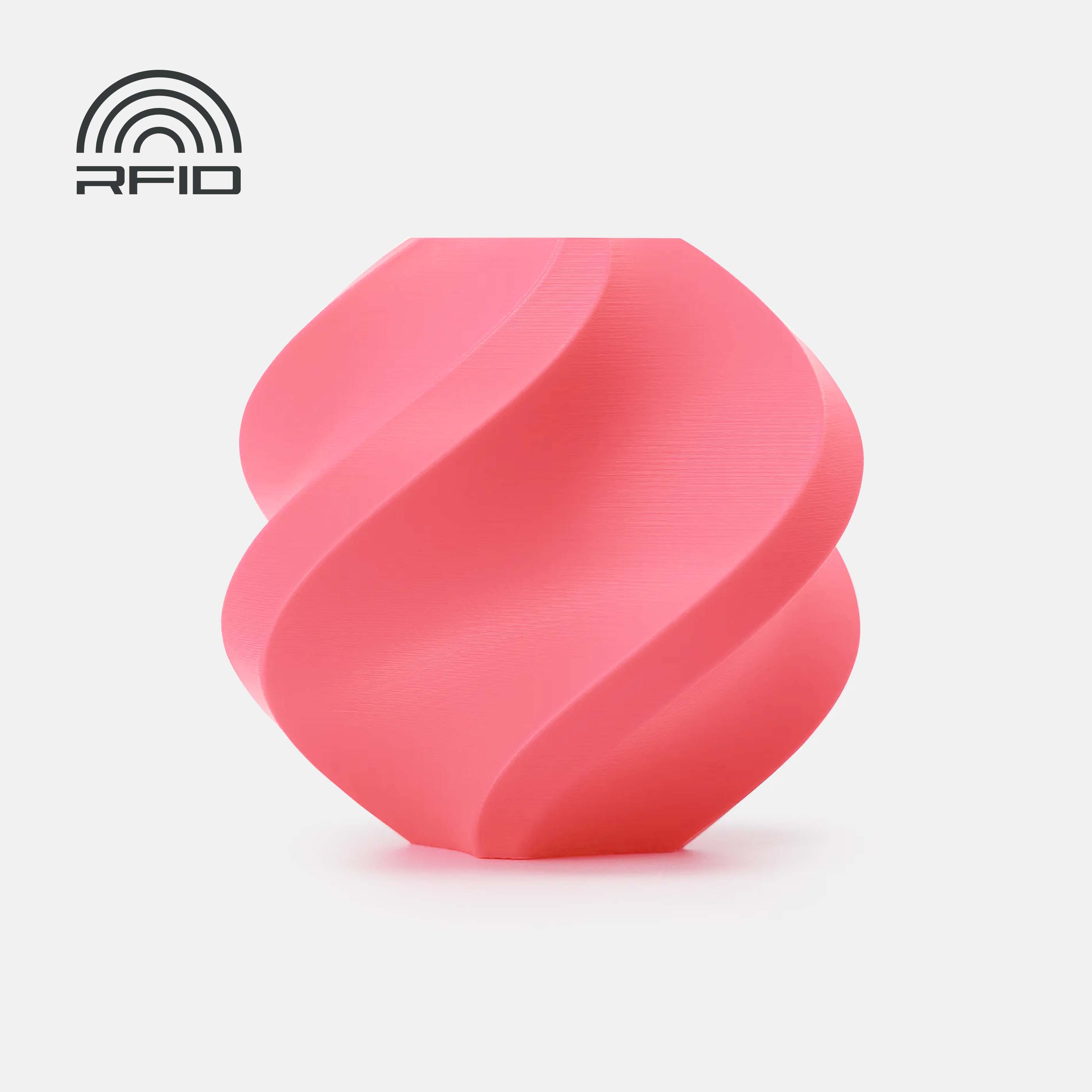 Tafellamp 3 D geprint in cone vorm met conische kap in de kleur wit