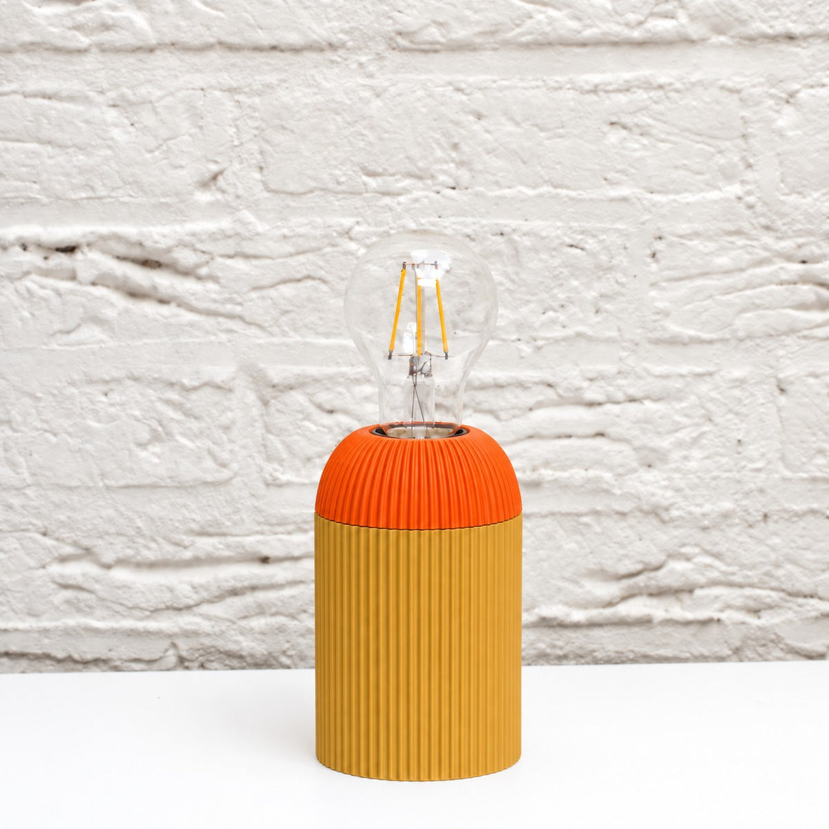Tafellamp Kumo Cilinder Sunset Orange Retro Glow