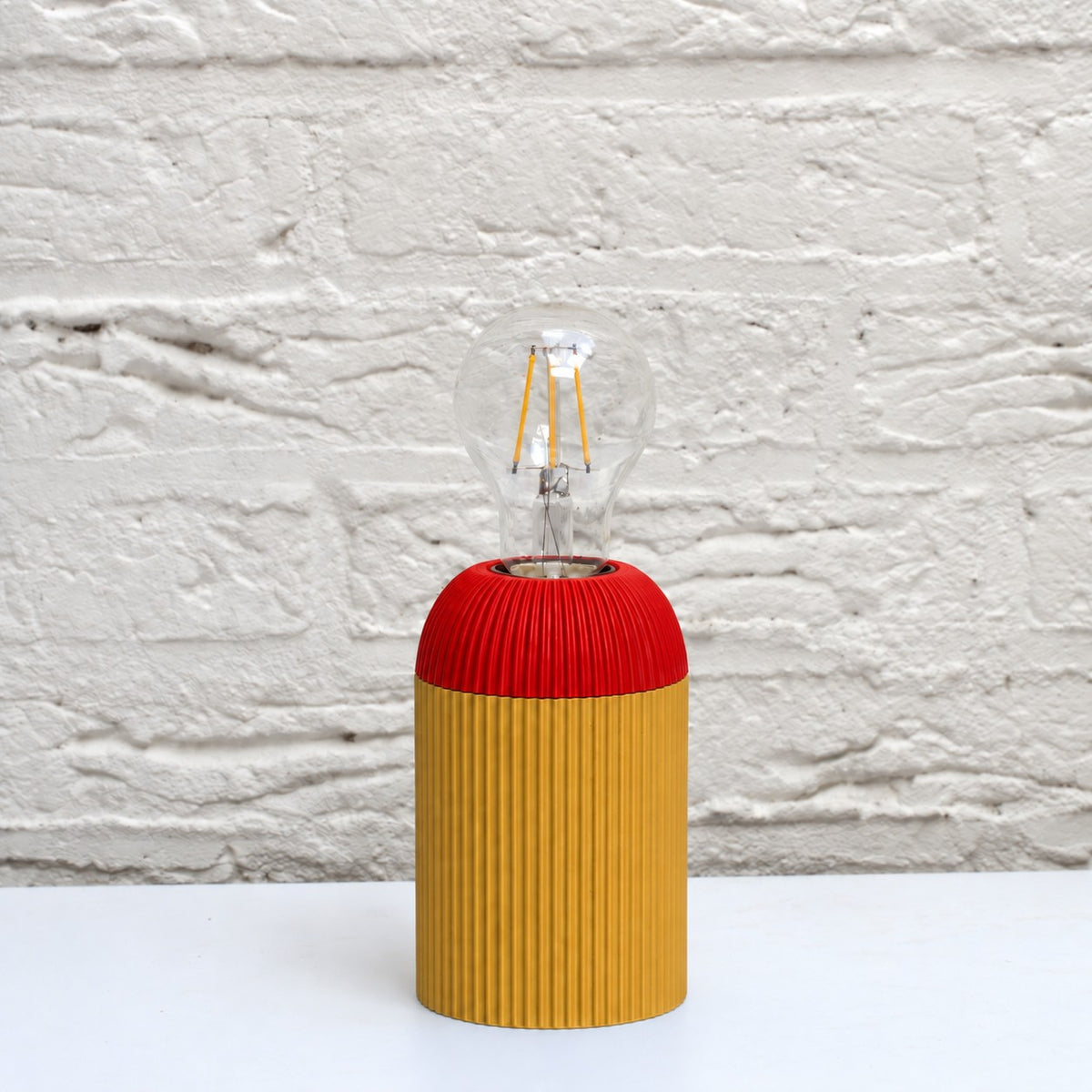 Tafellamp Kumo Cilinder Sunset Orange Retro Glow