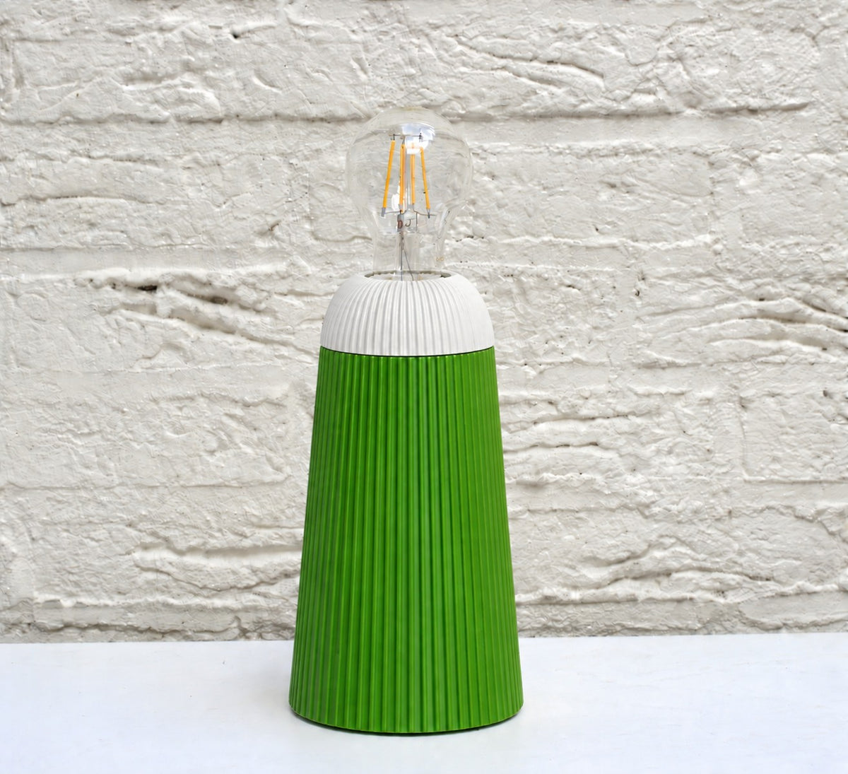 Tafellamp Kumo Cone Retro Glow – Groen/Oranje