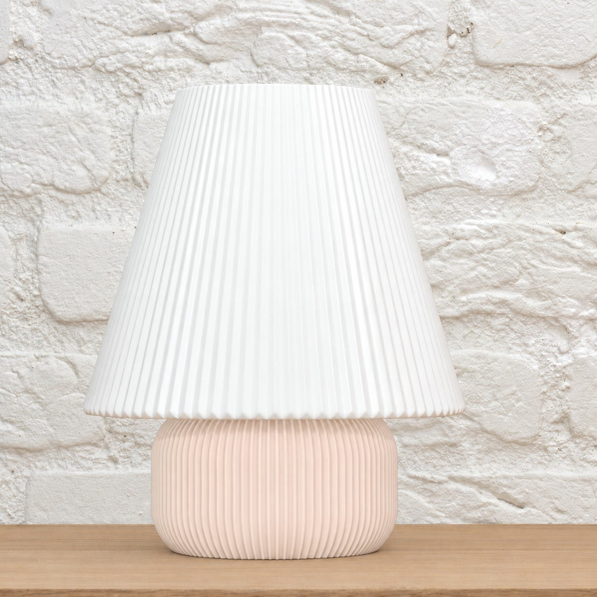 LEAH DUNE - Design Tafellamp in zand & ivoor