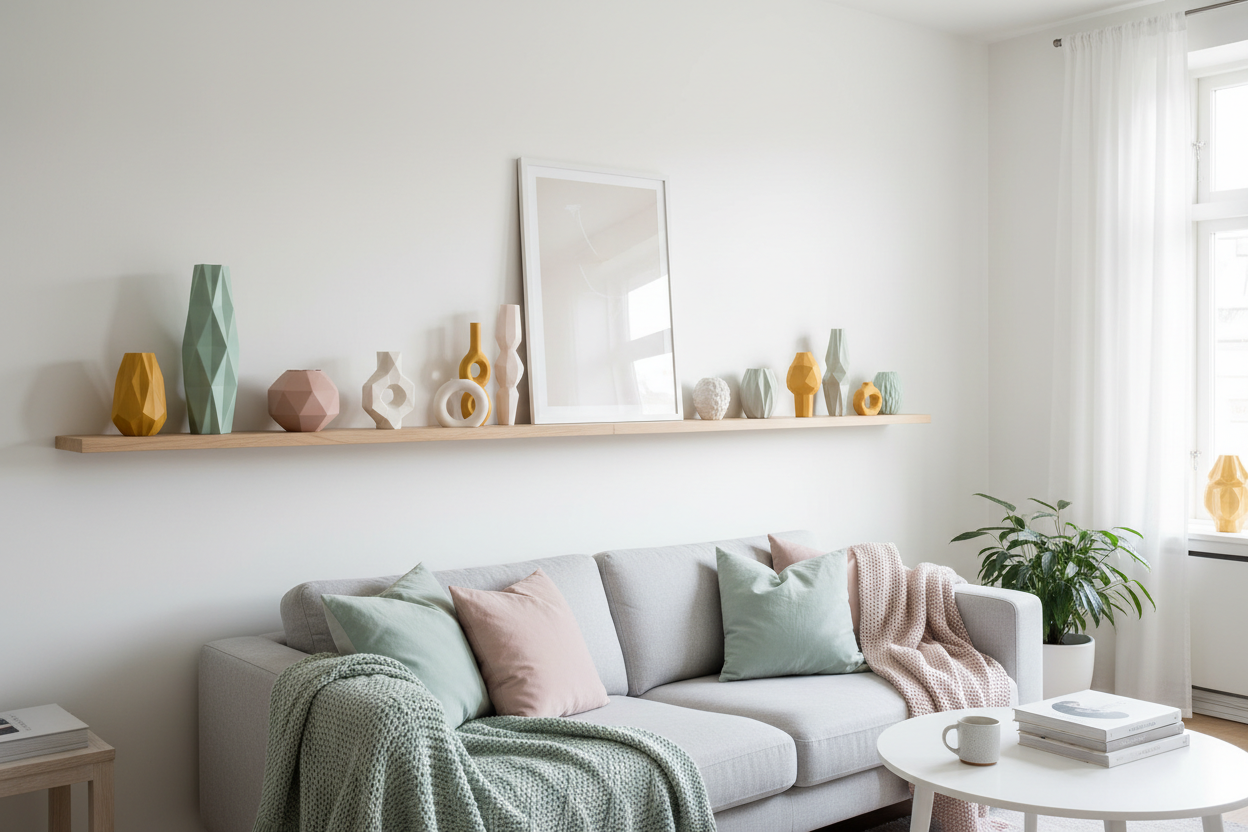 Licht Scandinavisch interieur